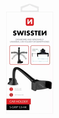 Swissten S-Grip S3-HK tapadókorongos mobiltartó