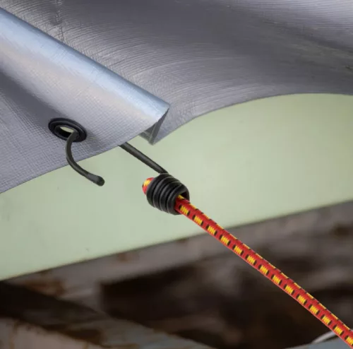 Gumipók 120 cm, 2 db-os, acélkampós