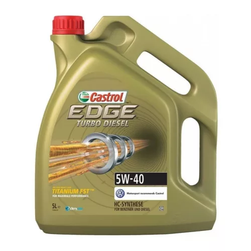 Motorolaj Castrol Edge Turbo Diesel 5W-40 (5l)