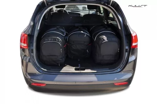 Kia Ceed 2012-2018 (combi) Kjust autós táska szett csomagtartóba