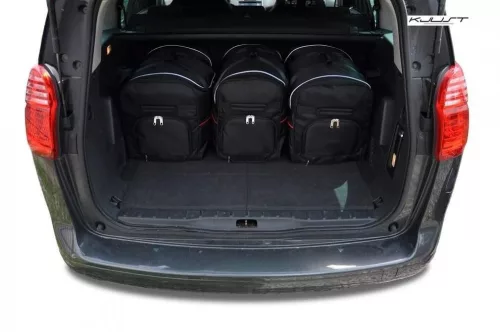 Peugeot 5008 2009-2017 Kjust autós táska szett csomagtartóba
