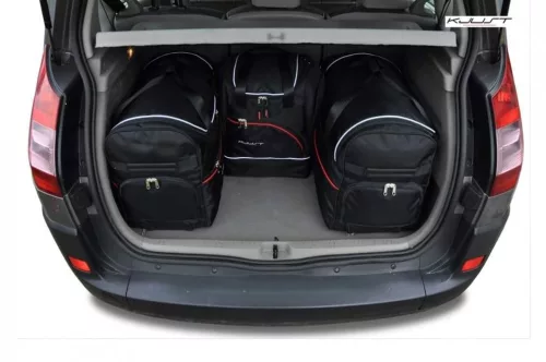 Renault Scenic 2003-2009 Kjust autós táska szett csomagtartóba
