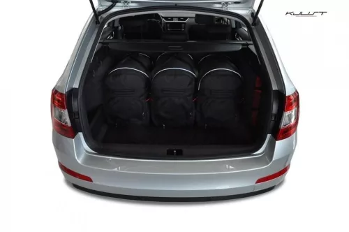 Skoda Octavia III. 2013- (combi) Kjust autós táska szett csomagtartóba
