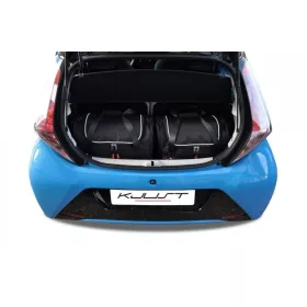   Toyota Aygo 2014-2021 (3/5 ajtós) Kjust autós táska szett csomagtartóba
