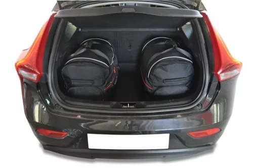 Volvo V40 2012-2019 (hatchback) Kjust autós táska szett csomagtartóba