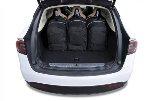Tesla Model X 2015- Kjust autós táska szett csomagtartóba