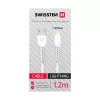 Adatkábel USB / lightning (fehér, 1,2m)