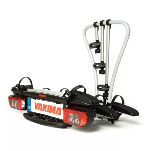 Kerékpárszállító - Yakima JustClick 3 kerékpártartó vonóhorogra  - 3+1 db kerékpár adapterrel