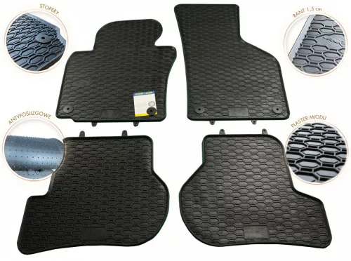 VW Golf V. 2003-2008 Geyer & Hosaja méretpontos gumiszőnyeg szett
