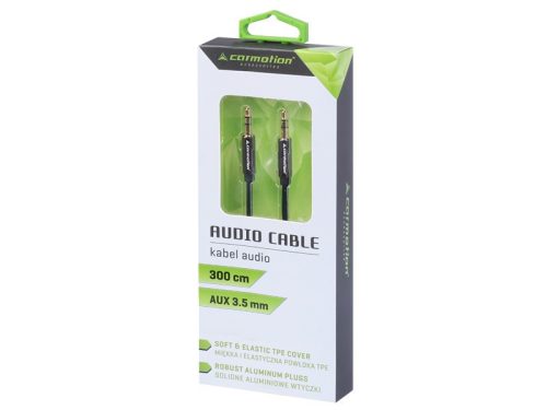 AUX kábel 3,5 mm - 3 méter hosszú sztereó hangátvitelhez