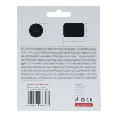 Fém címkék mágneses tartókhoz