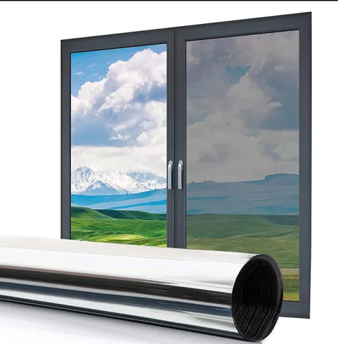 Ablak, Üveg sötétítő fólia SILVER TÜKRÖS - 50X300cm - W03244-1