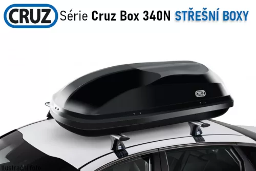 Tetőbox TopBox 420 Duo matt fekete