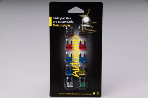 MINI biztosítékkészlet 7,5-30A 10 db