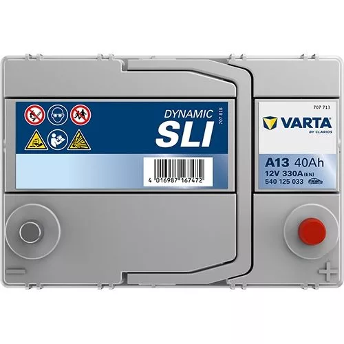Autóakkumulátor Varta Blue Dynamic 40Ah, 12V, 330A, A13