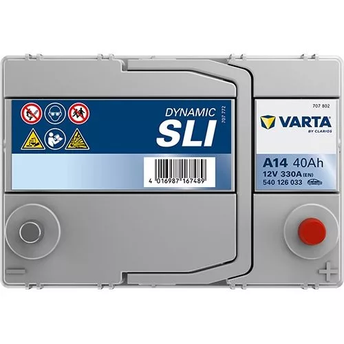 Varta Blue Dynamic autóakkumulátor 40Ah, 12V, 330A, A14