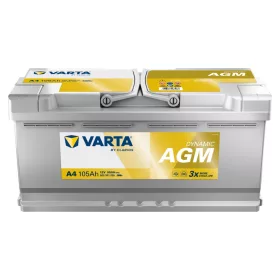 Varta Dynamic AGM autóakkumulátor 105Ah, 12V, 950A, A4