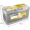 Autóakkumulátor Varta Dynamic AGM 95Ah, 12V, 850A, A5