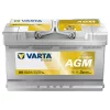 Autóakkumulátor Varta Dynamic AGM 80Ah, 12V, 800A, A6