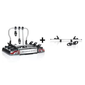   Kerékpárszállító - Atera Strada EVO 3 kerékpártartó vonóhorogra - 3 +1 kerékpár adapterrel