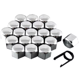 Díszkupak kerékanyára, króm, 19mm