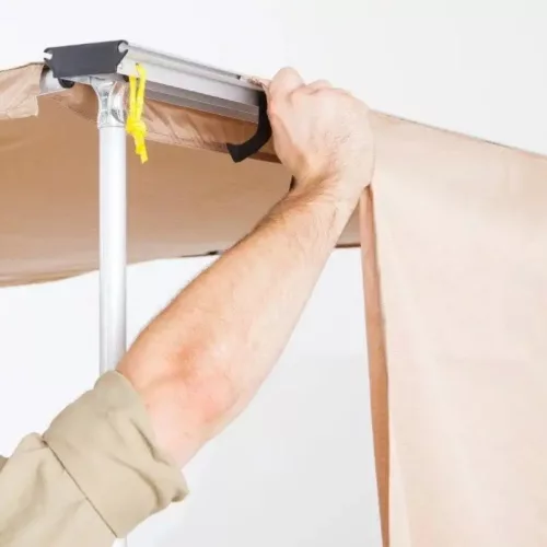 Sátor napellenzőhöz tetőcsomagtartókra és tetősínekre (bézs)