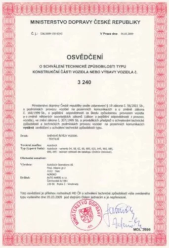 AutoSock 645 személyautó textil hólánc