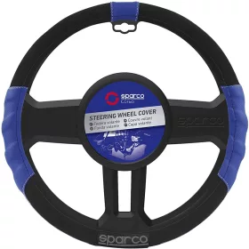   Kormányvédő, Sparco, Sport Line, perforált, kék/fekete (9311)