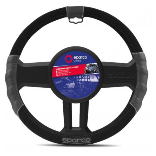 Kormányvédő, fekete-szürke, Sparco Sport Line (10877)