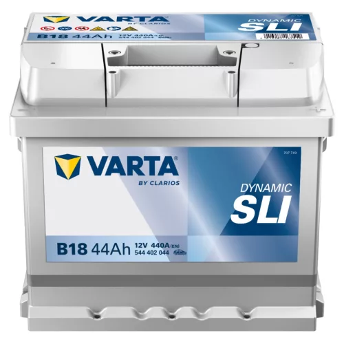 Autóakkumulátor Varta Blue Dynamic 44Ah, 12V, 420A, B18