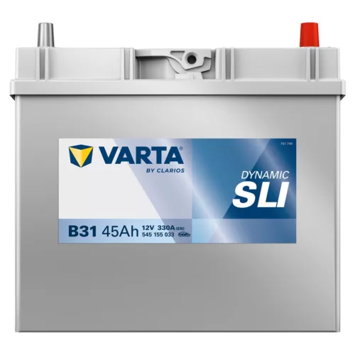 Autóakkumulátor Varta Blue Dynamic 45Ah, 12V, 330A, B31