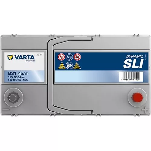 Autóakkumulátor Varta Blue Dynamic 45Ah, 12V, 330A, B31