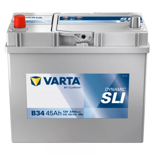 Autóakkumulátor Varta Blue Dynamic 45Ah, 12V, 330A, B34