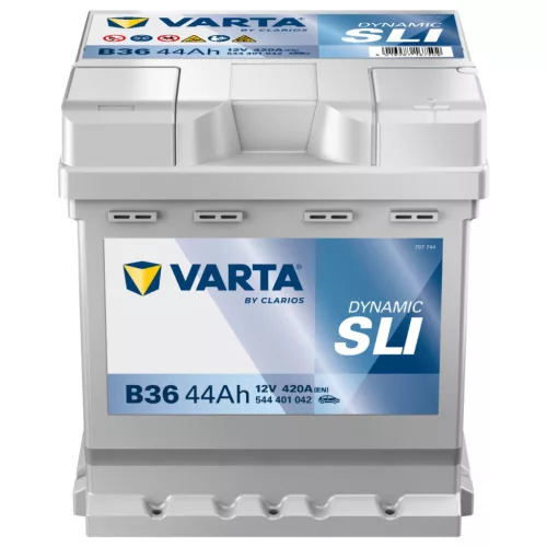 Autóakkumulátor Varta Blue Dynamic 44Ah, 12V, 420A, B36