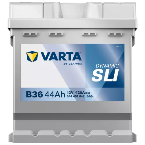 Autóakkumulátor Varta Blue Dynamic 44Ah, 12V, 420A, B36
