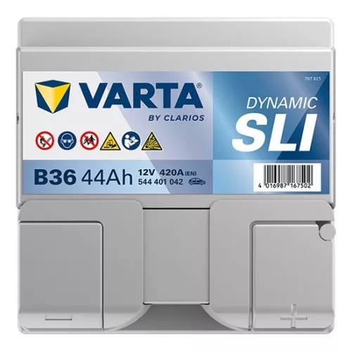 Autóakkumulátor Varta Blue Dynamic 44Ah, 12V, 420A, B36