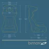 Versenyülés, Bimarco Racer, fekete, nem homológ