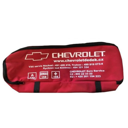 Chevrolet textiltáska a kötelező felszereléshez - piros
