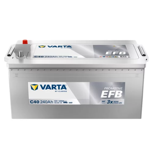 Autóakkumulátor Varta Promotive EFB 240Ah, 12V, 1200A, C40