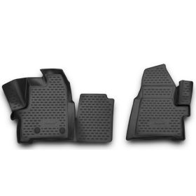   Ford Transit / Tourneo Custom 2012-2018 (első, 2 személyes, manuál) Novline méretpontos gumiszőnyeg