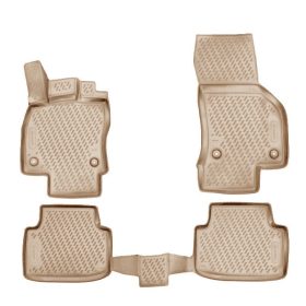   VW Passat 2015- (bézs) Novline méretpontos gumiszőnyeg szett