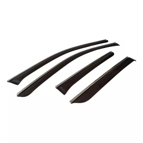 Öntapadós ablak légterelők Hyundai Tucson 2015-2020 (4 darab, króm)