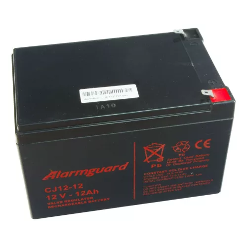 Tartalék akkumulátor Alarmguard 12V, 12Ah, 180A