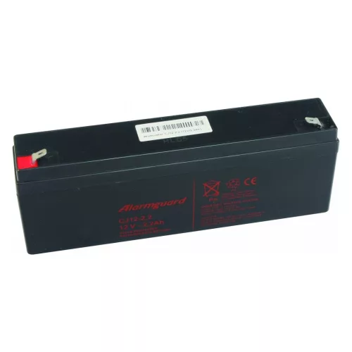 Tartalék akkumulátor Alarmguard 12V, 2,6Ah, 34A