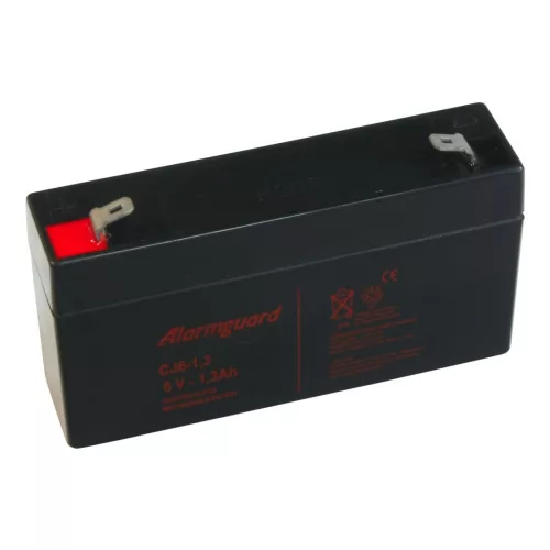 Tartalék akkumulátor Alarmguard 6V, 1,3Ah, 20A