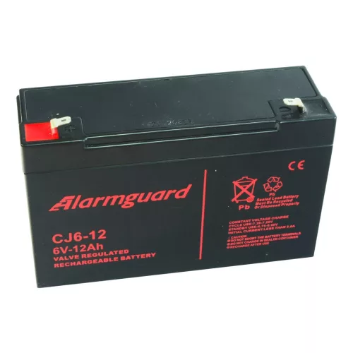 Tartalék akkumulátor Alarmguard 6V, 12Ah, 180A