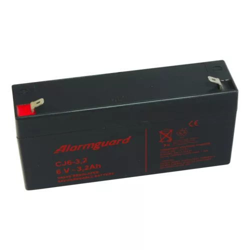 Tartalék akkumulátor Alarmguard 6V, 3,2Ah, 48A