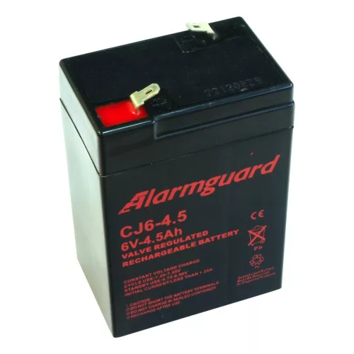 Tartalék akkumulátor Alarmguard 6V, 4,5Ah, 68A