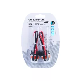 Kerámia izzófoglalat vezetékkel 15cm, HB4 (9006)