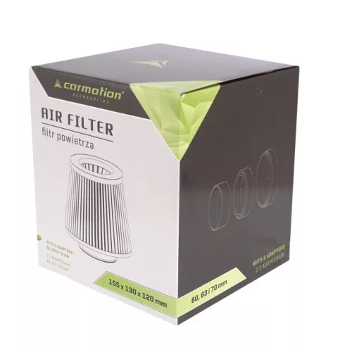 Légszűrő 155x130x120mm, piros